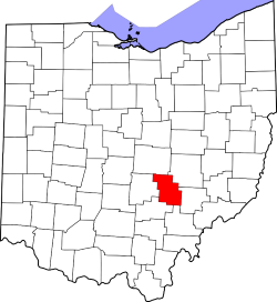 map highlighting perry county